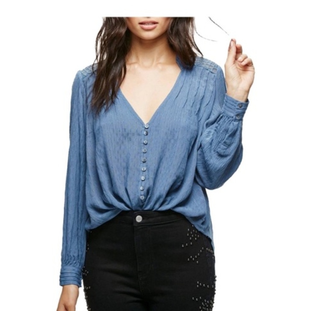 🌿 Free People | Canyon Rose Hi-Lo Blouse